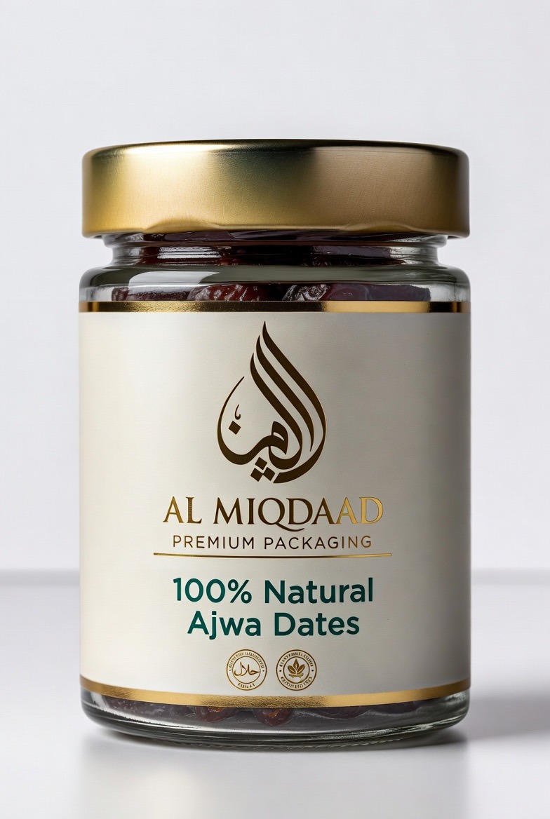 AL MIQDAAD Marium dates packaging visual.
